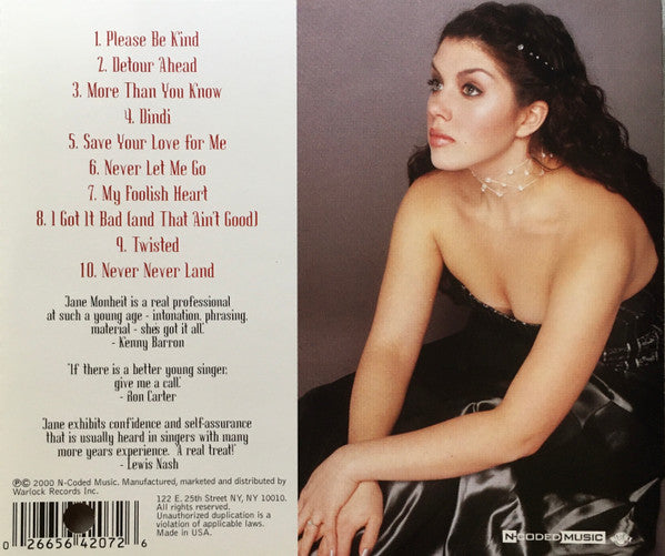 Jane Monheit : Never Never Land (CD, Album, Promo)