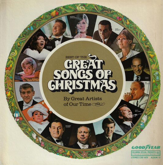Various : Best Of The Great Songs Of Christmas By Great Artists Of Our Time  (LP, Album, Comp, Ltd, Pit)