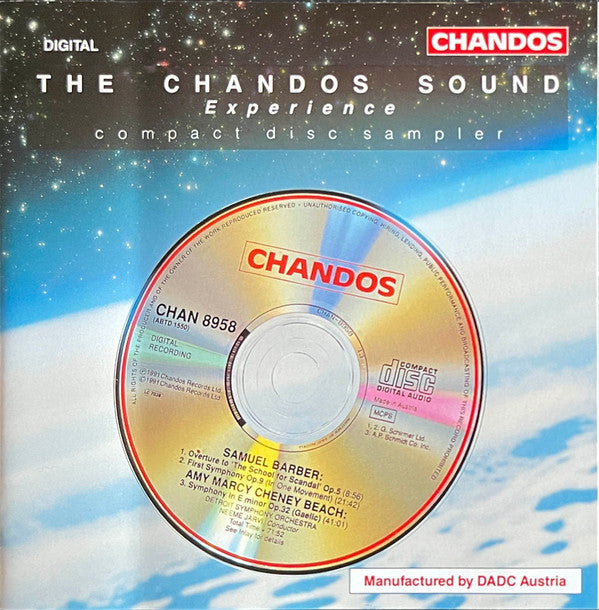 Various : The Chandos Sound Experience (CD, Comp, Smplr)