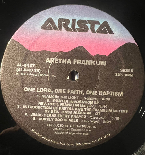 Aretha Franklin : One Lord, One Faith, One Baptism (2xLP, Album, Ele)