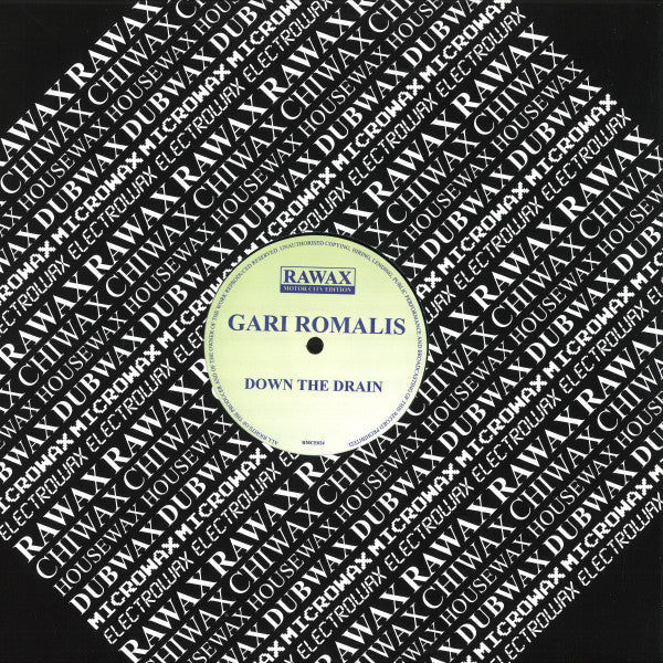 Gari Romalis : Down The Drain EP (12", EP)