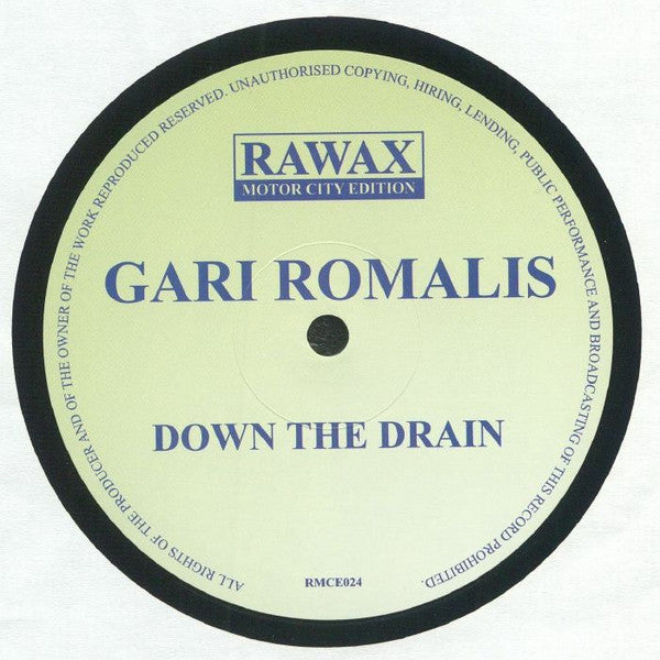 Gari Romalis : Down The Drain EP (12", EP)