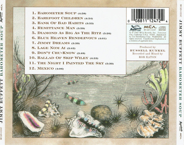 Jimmy Buffett : Barometer Soup (CD, Album, RE, Mat)