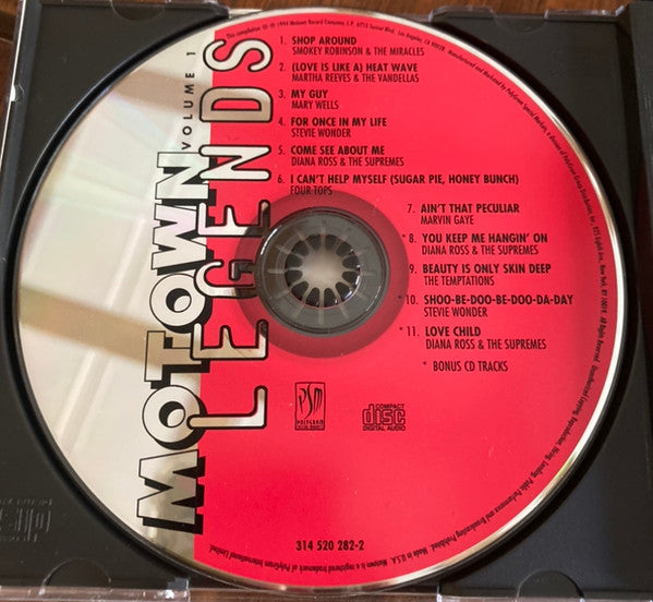 Various : Motown Legends (3xCD, Comp)