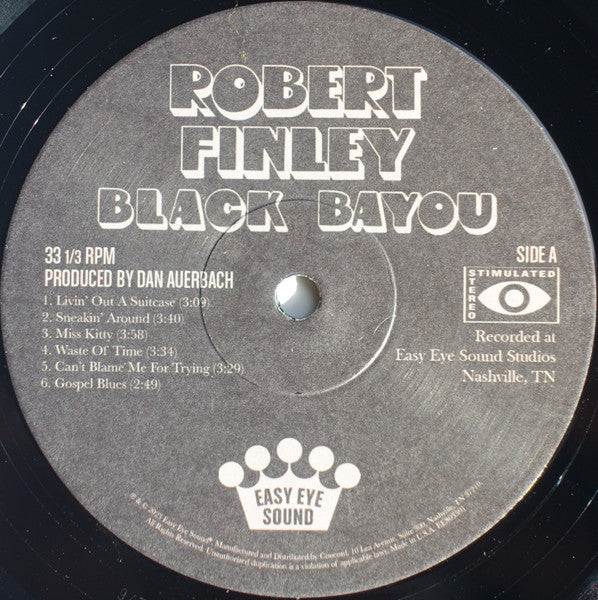Robert Finley : Black Bayou (LP, Album)