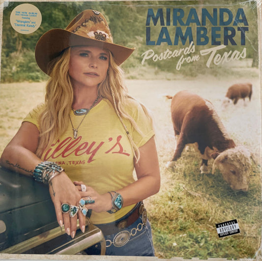 Miranda Lambert : Postcards From Texas (2xLP, Album, Blu)