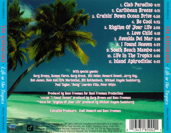 The Rippingtons Featuring Russ Freeman (2) : Life In The Tropics (CD, Album)