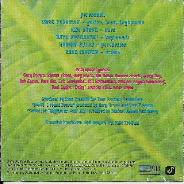 The Rippingtons Featuring Russ Freeman (2) : Life In The Tropics (CD, Album)