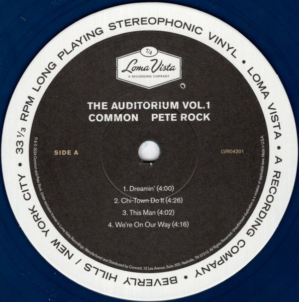 Common x Pete Rock : The Auditorium Vol. 1 (2xLP, Album, Ltd, Sea)