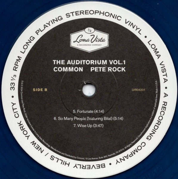 Common x Pete Rock : The Auditorium Vol. 1 (2xLP, Album, Ltd, Sea)