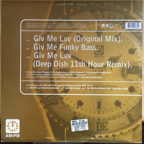 Alcatraz : Giv Me Luv (Original / Deep Dish Mixes) 1/2 (12", Rec)