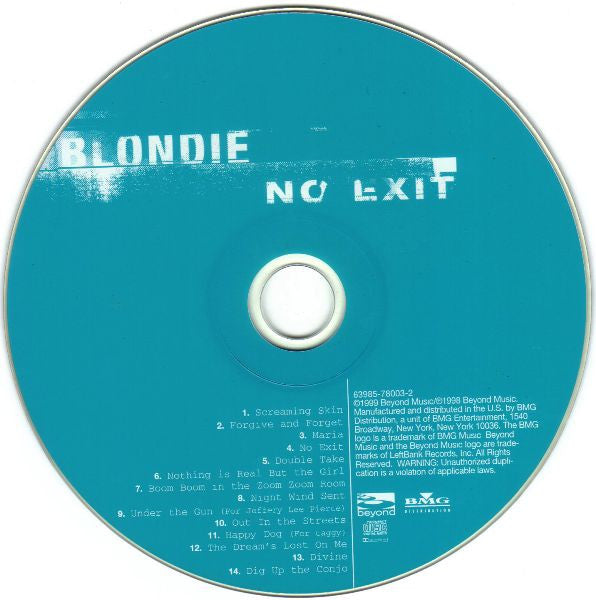 Blondie : No Exit (HDCD, Album)