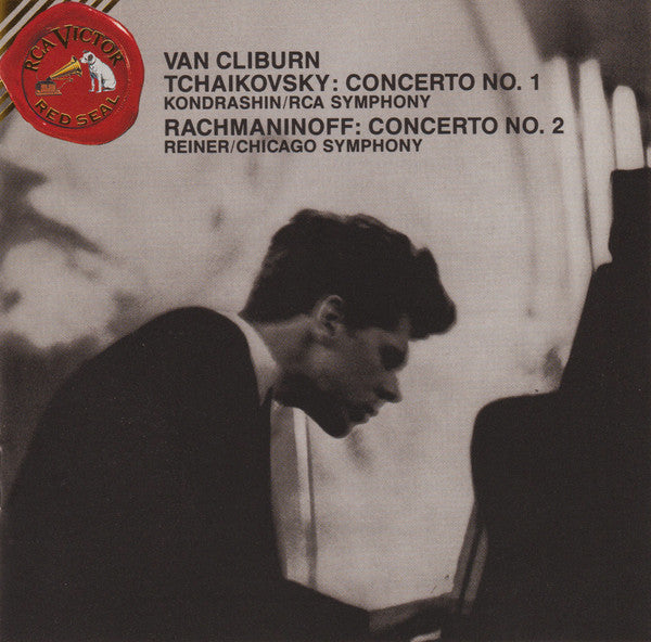 Van Cliburn, Tchaikovsky* - Kondrashin* / RCA Symphony* / Rachmaninov* - Reiner* / Chicago Symphony* : Concerto No. 1 / Concerto No. 2 (CD, Comp, RE, RM)