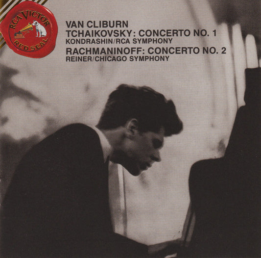 Van Cliburn, Tchaikovsky* - Kondrashin* / RCA Symphony* / Rachmaninov* - Reiner* / Chicago Symphony* : Concerto No. 1 / Concerto No. 2 (CD, Comp, RE, RM)