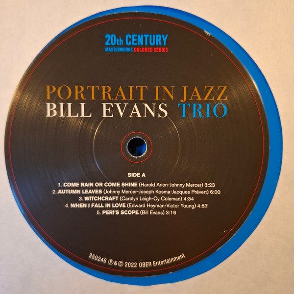 Bill Evans Trio* : Portrait In Jazz (LP, Album, Ltd, RE, Blu)