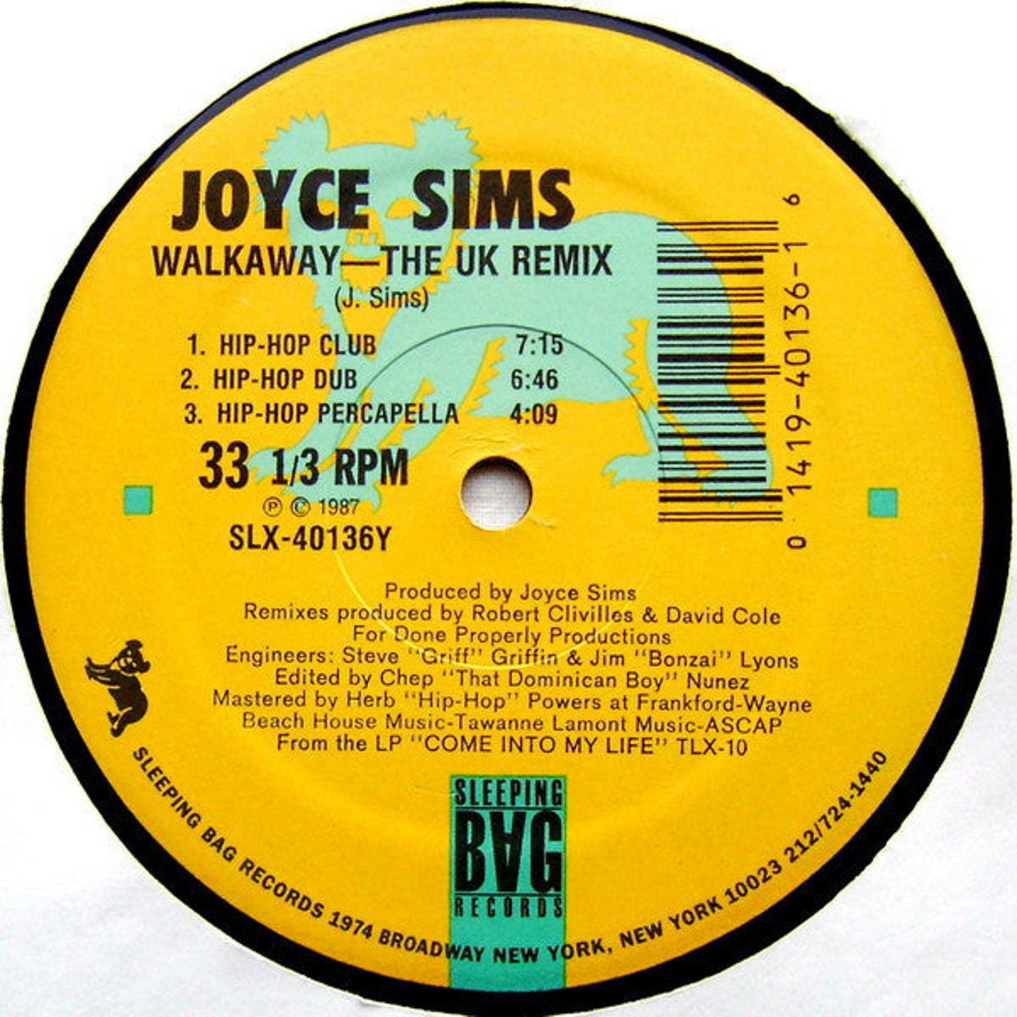 Joyce Sims - Walkaway - The UK Remix (12")