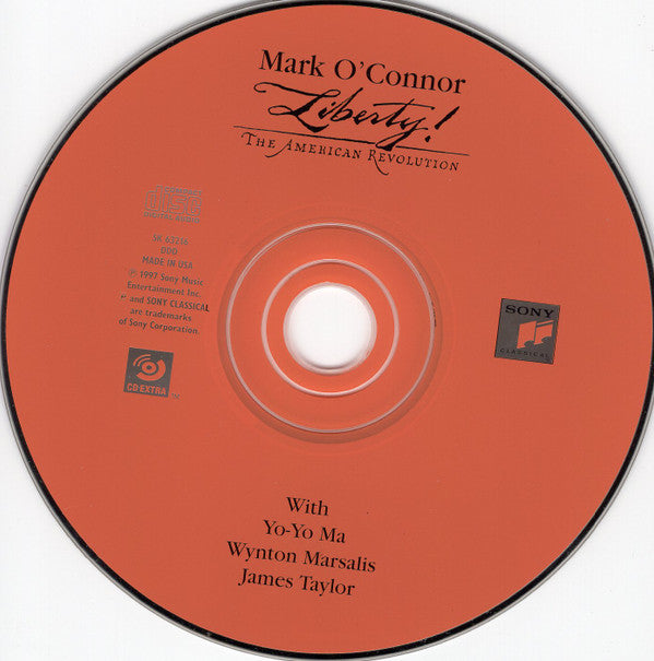Mark O'Connor With Yo-Yo Ma, Wynton Marsalis, James Taylor (2) : Liberty! (CD, Album)