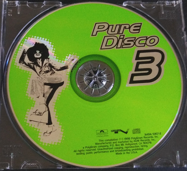 Various : Pure Disco 3 (CD, Comp, PMD)