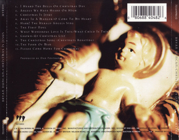 Bryan Duncan : Christmas Is Jesus (CD, Album)