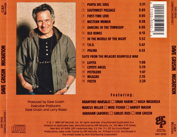 Dave Grusin : Migration (CD, Album)