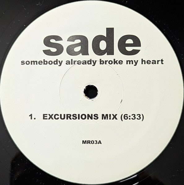 Sade : Somebody Already Broke My Heart (12", Unofficial)
