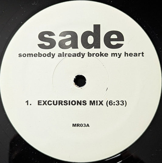 Sade : Somebody Already Broke My Heart (12", Unofficial)