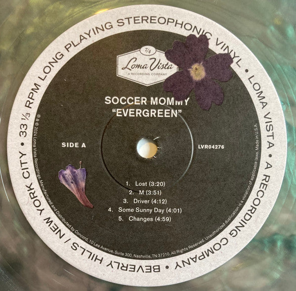 Soccer Mommy : Evergreen (LP, Album, Ltd, Iri)
