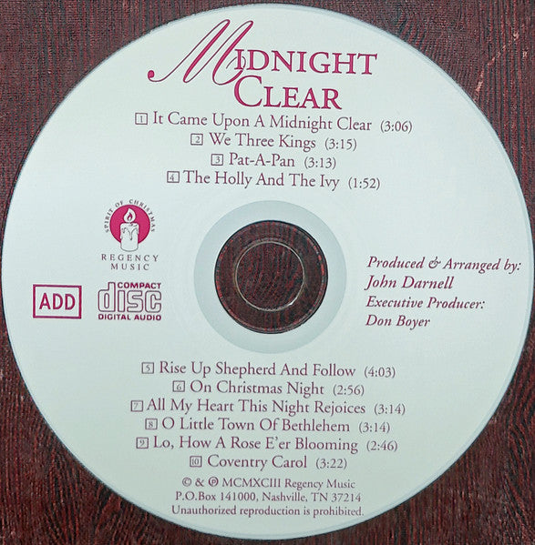 Various : Midnight Clear (An Intimate Acoustic Christmas With Guitars & Other Instruments) - Volume 7 (CD, Album)