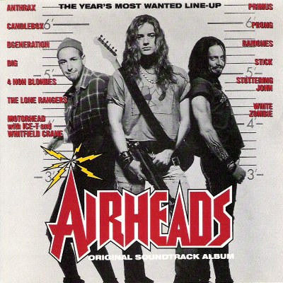Various : Airheads (Original Soundtrack Album) (CD, Album, Comp, Club)