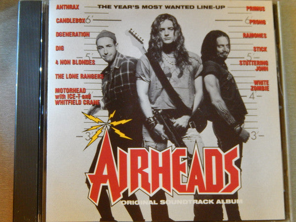 Various : Airheads (Original Soundtrack Album) (CD, Album, Comp, Club)