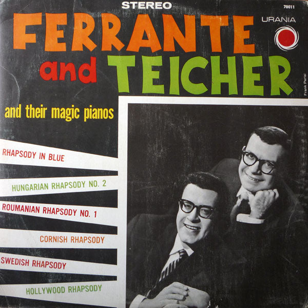 Ferrante & Teicher : Rhapsody (LP, Album, RE)