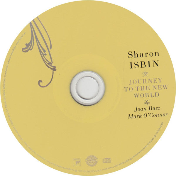 Sharon Isbin, Joan Baez, Mark O'Connor : Journey To The New World (CD)