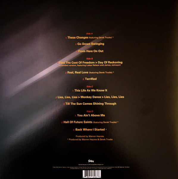 Warren Haynes : Million Voices Whisper (2xLP, Album, Gat)