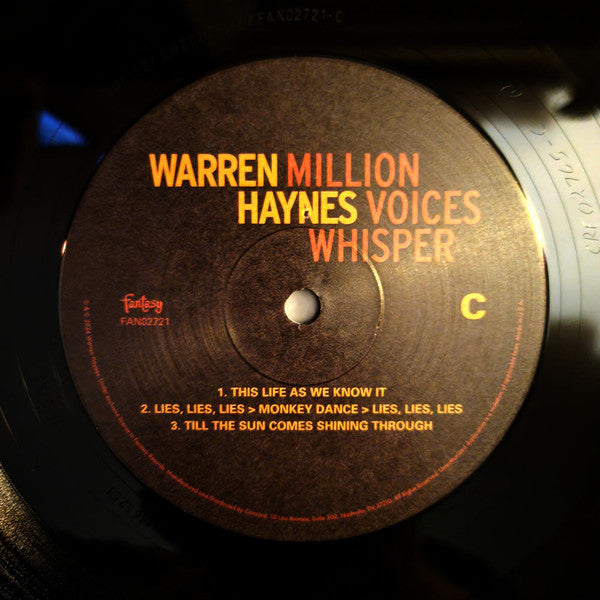 Warren Haynes : Million Voices Whisper (2xLP, Album, Gat)