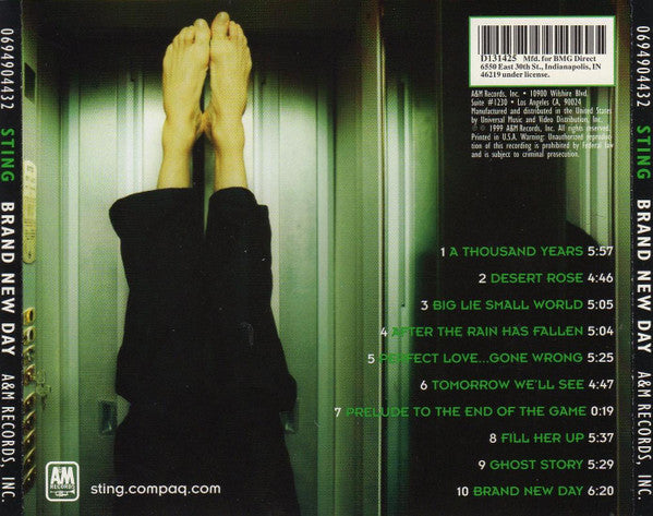 Sting : Brand New Day (CD, Album, Club, RE)