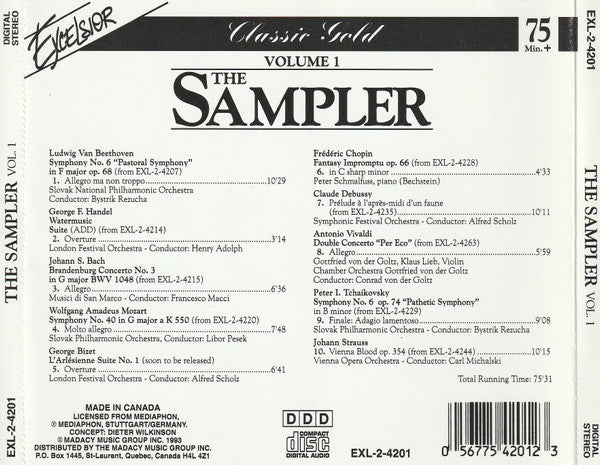 Various : The Sampler Volume 1 (CD, Smplr)