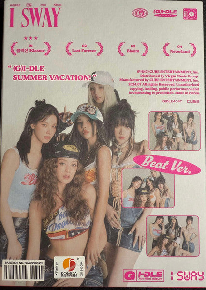 (G)I-DLE : I Sway (CD, MiniAlbum, Bea)