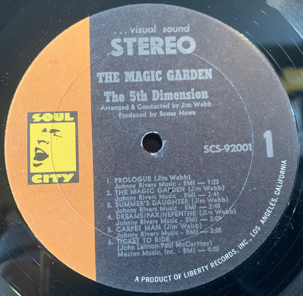 The 5th Dimension* : The Magic Garden (LP, Album, Vis)