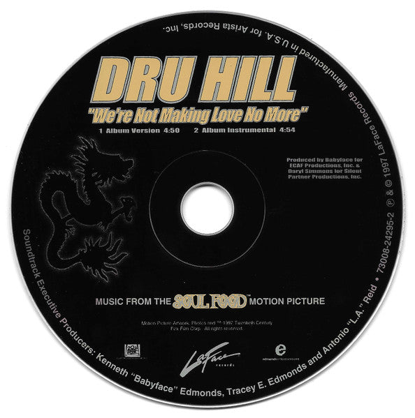 Dru Hill : We're Not Making Love No More (CD, Single)