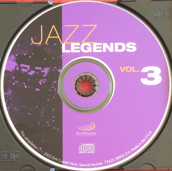 Various : Jazz Legends - Volume Three (CD, Comp)