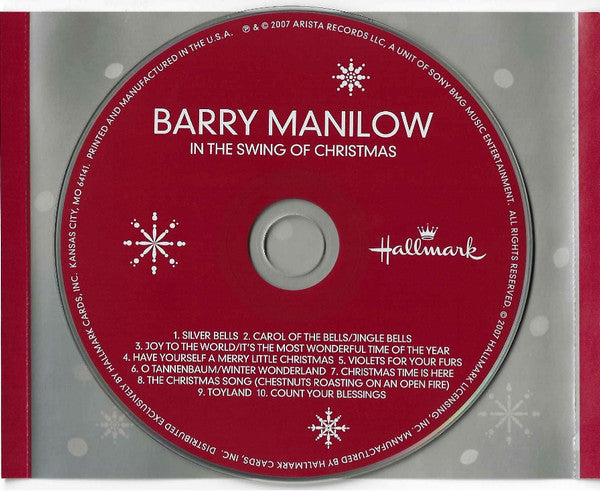 Barry Manilow : In The Swing Of Christmas (CD, Album, CD )