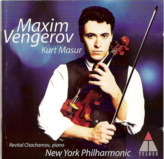 Elgar* / Dvořák* - Maxim Vengerov, Kurt Masur, Revital Chachamov (Piano)*, New York Philharmonic : Violin Sonata / Violin Concerto (CD)