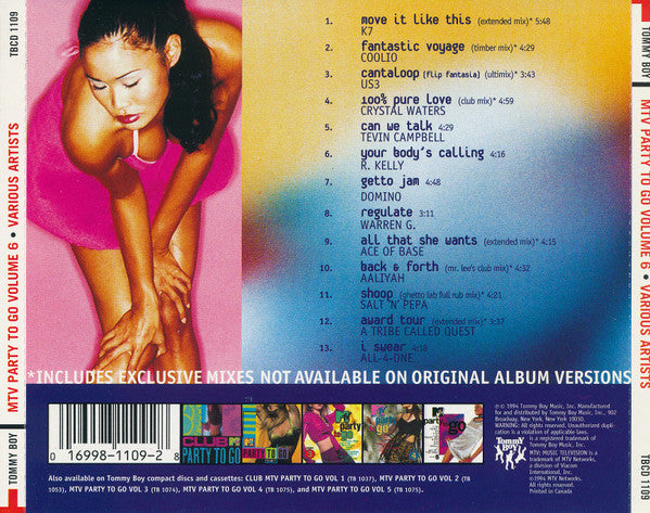 Various : MTV Party To Go Volume 6 (CD, Mixed)