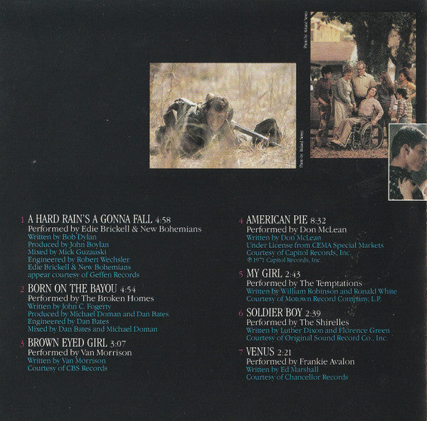 Various : Born On The Fourth Of July (Motion Picture Soundtrack Album) (CD, Album, Club, RE, CRC)
