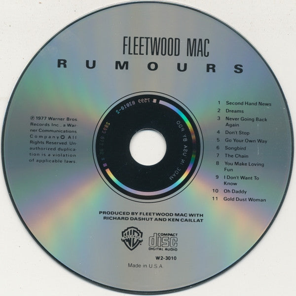 Fleetwood Mac : Rumours (CD, Album, Club, RE)