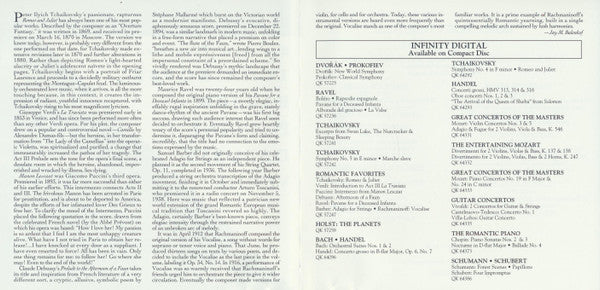 Tchaikovsky*, Barber*, Puccini*, Debussy*, Verdi*, Ravel*, Rachmaninoff* : Romantic Favorites (CD, Album)