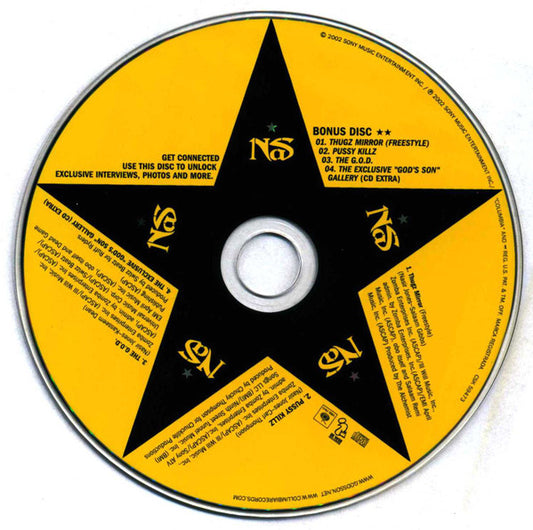 Nas : God's Son (CD, Album, Son + CD-ROM, Enh, Ltd)