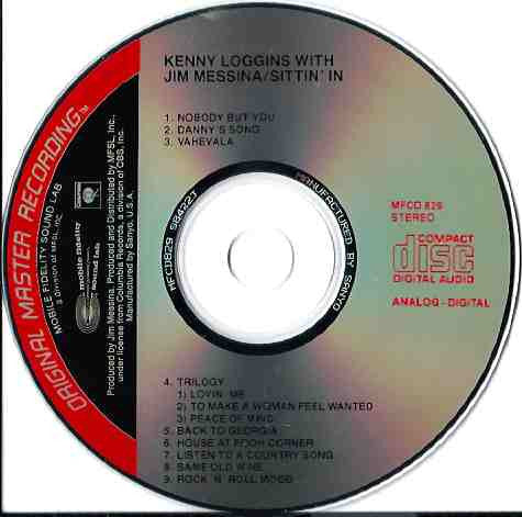 Kenny Loggins With Jim Messina* : Sittin' In (CD, Album, RE, RM, RP)