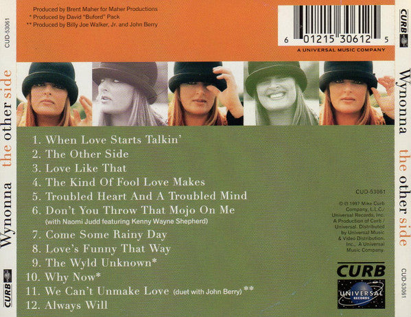 Wynonna : The Other Side (CD, Album, HDC)