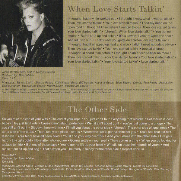 Wynonna : The Other Side (CD, Album, HDC)